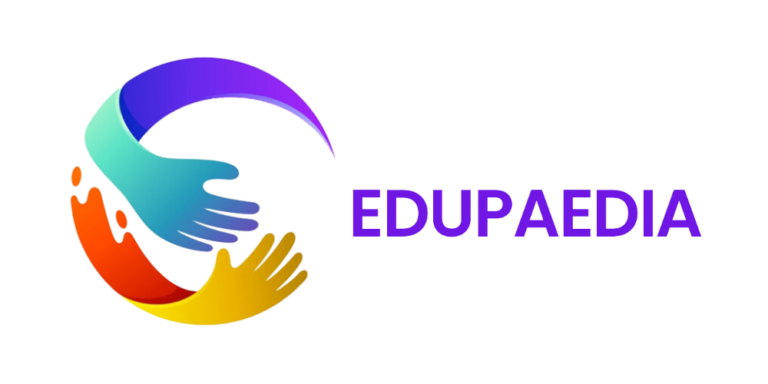 Edupaedia logo featuring a modern, child-friendly design symbolizing innovation, homeschooling, and a nurturing approach to education. Represents trust, community, and advanced learning with a focus on empowering families and children through personalized education and technology